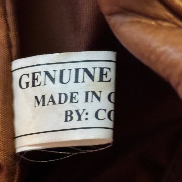 Vintage Brown Cortez Genuine Leather Shoulder Bag / Hand Bag - Picture 10 of 16